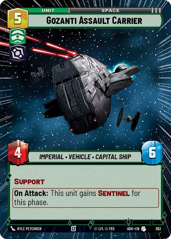 Gozanti Assault Carrier (Hyperspace) [Ashes of the Empire] 363