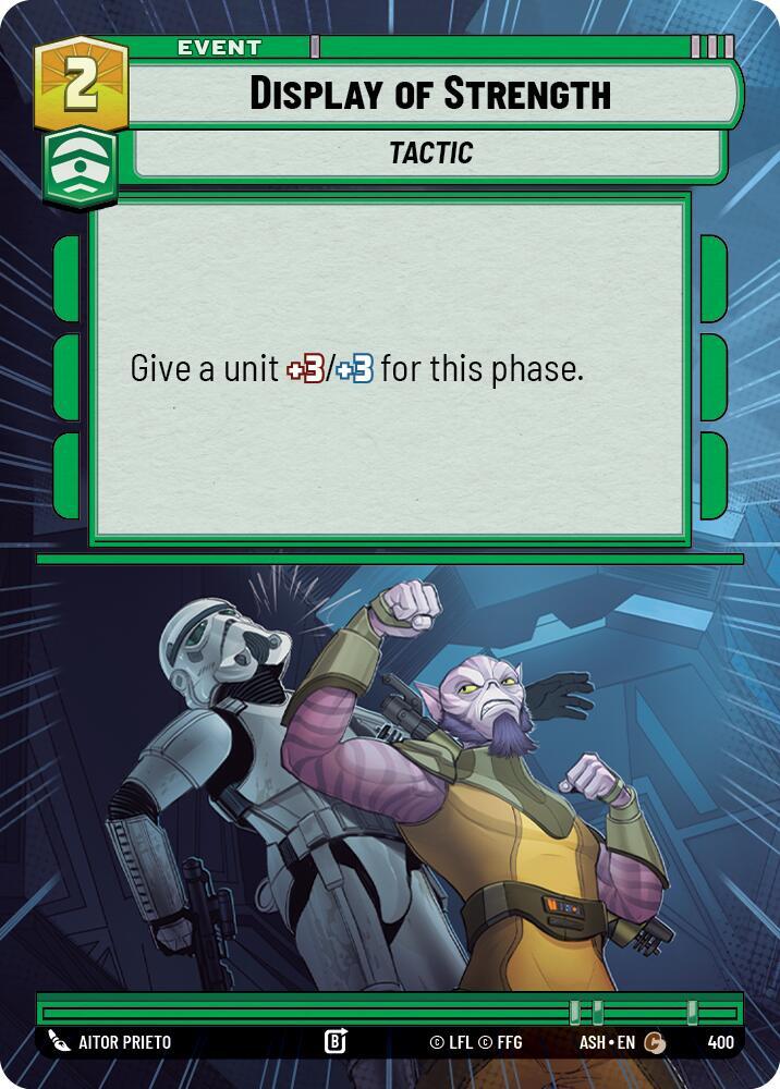 Display of Strength (Hyperspace) [Ashes of the Empire] 400