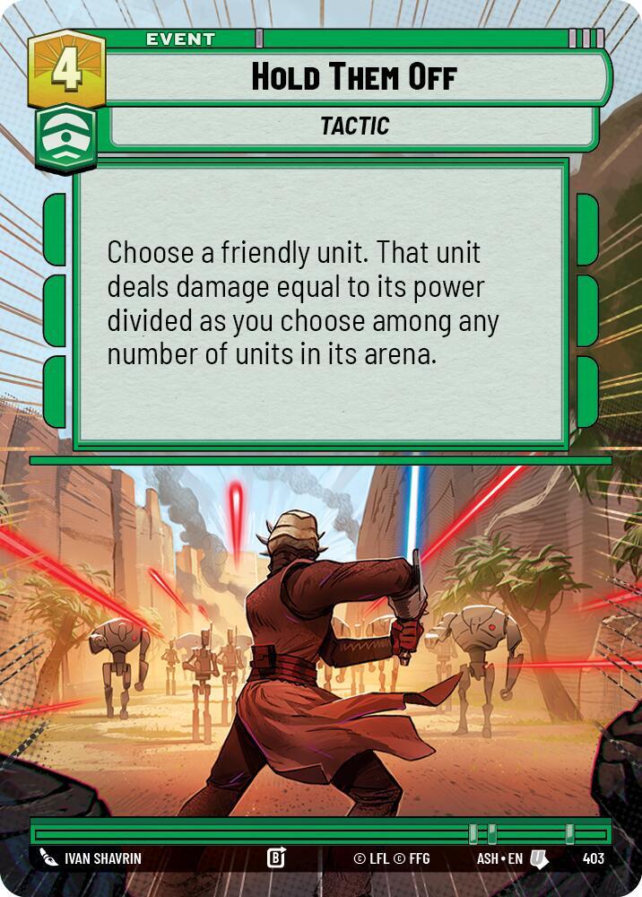 Hold Them Off (Hyperspace) [Ashes of the Empire] 403