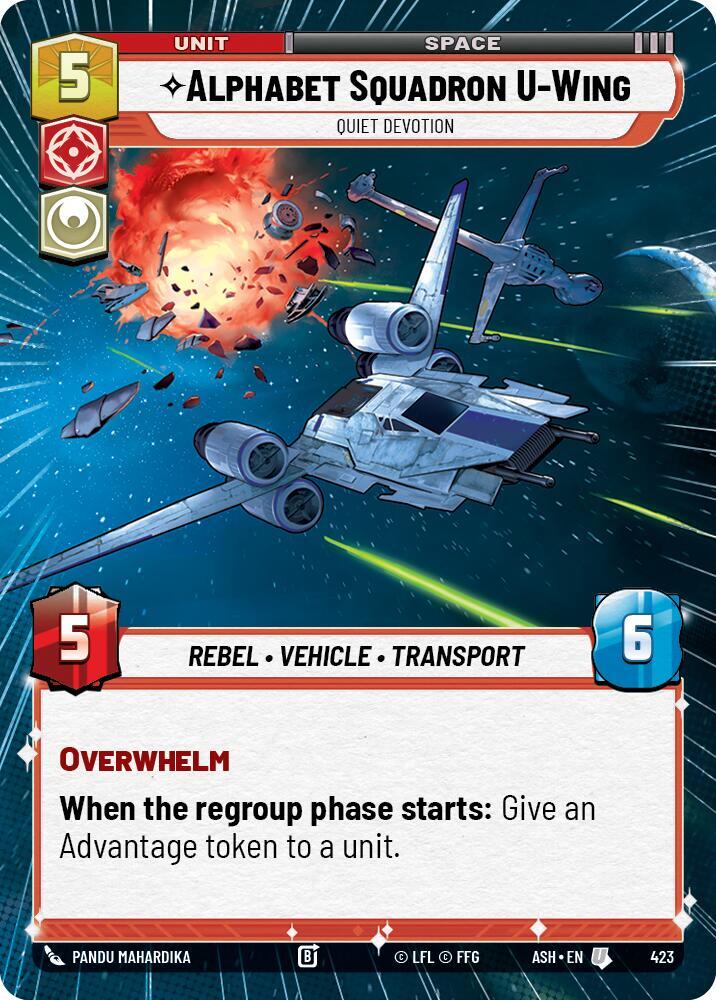 Alphabet Squadron U-Wing - Quiet Devotion (Hyperspace) [Ashes of the Empire] 423
