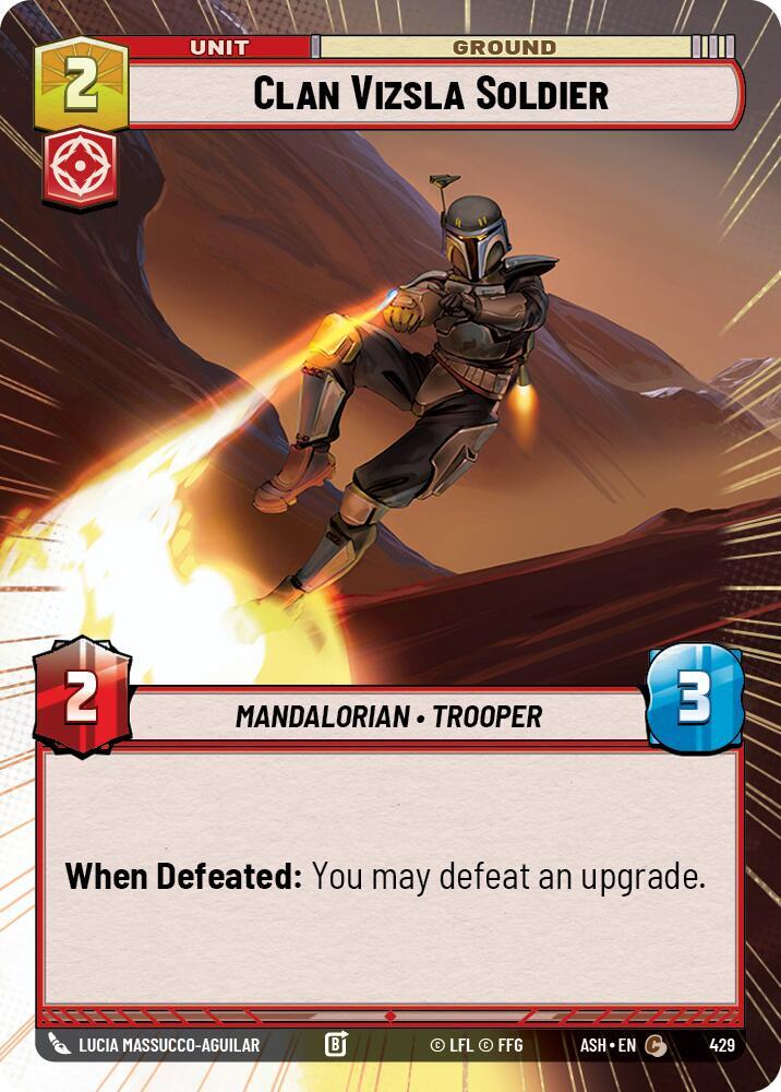 Clan Vizsla Soldier (Hyperspace) [Ashes of the Empire] 429