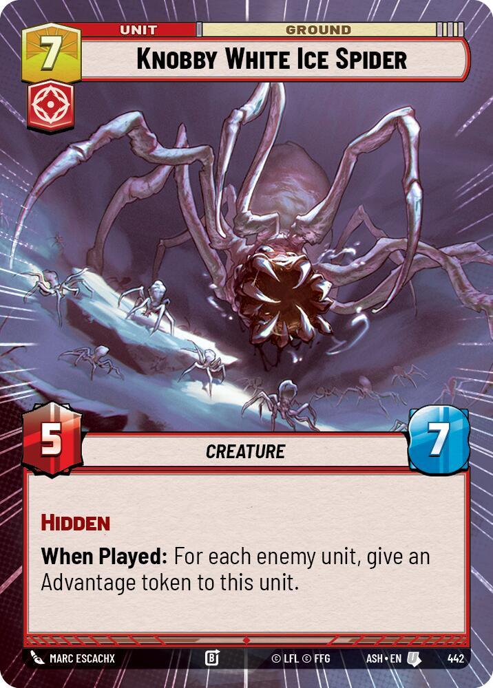Knobby White Ice Spider (Hyperspace) [Ashes of the Empire] 442
