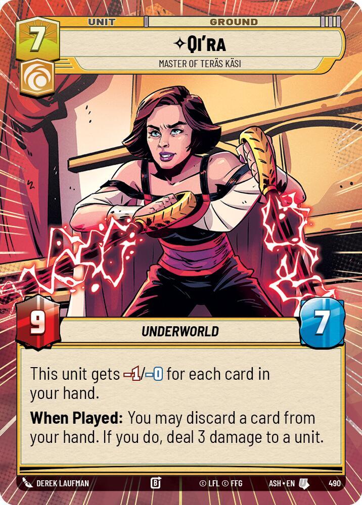 Qi'ra - Master of Teras Kasi (Hyperspace) [Ashes of the Empire] 490