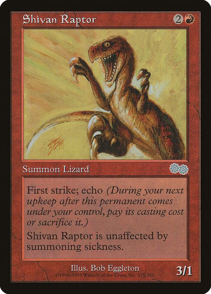 Shivan Raptor [Urza's Saga] 215