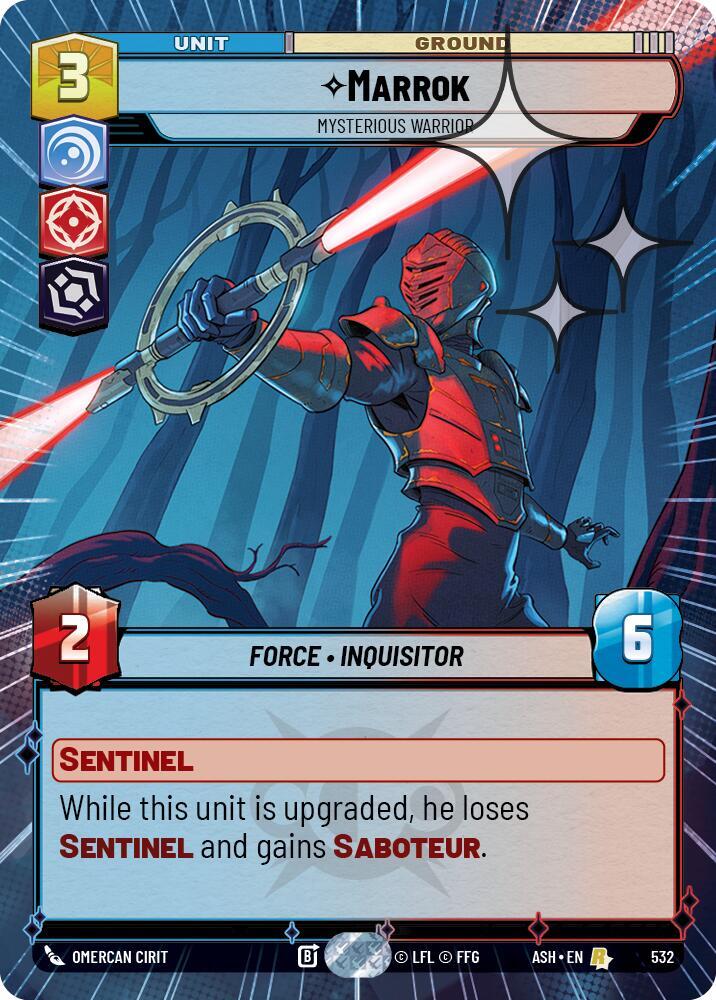 Marrok - Mysterious Warrior (Hyperspace Foil) [Ashes of the Empire] 532