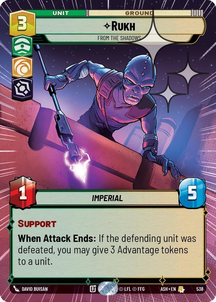 Rukh - From the Shadows (Hyperspace Foil) [Ashes of the Empire] 538