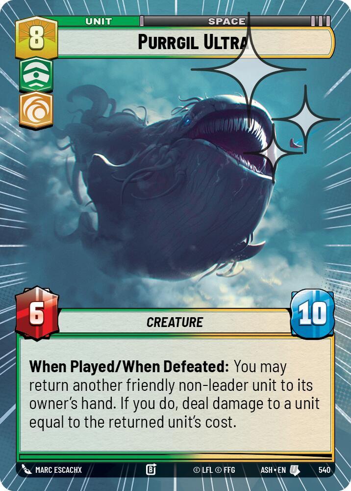 Purrgil Ultra (Hyperspace Foil) [Ashes of the Empire] 540