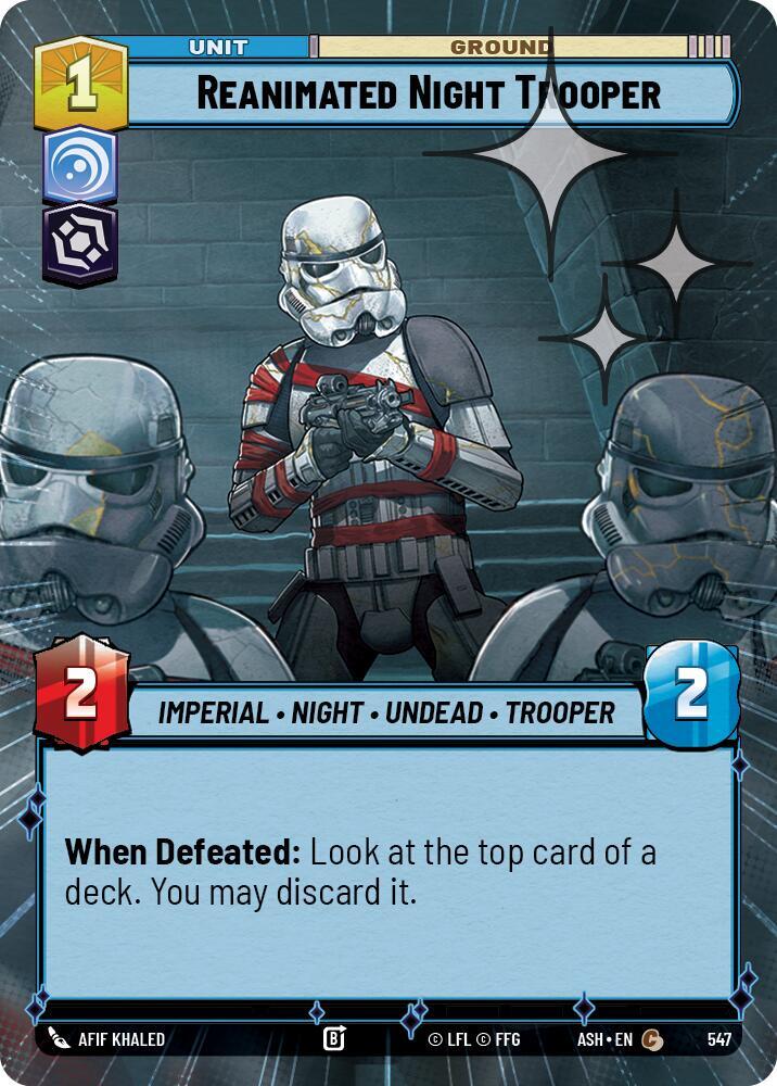 Reanimated Night Trooper (Hyperspace Foil) [Ashes of the Empire] 547