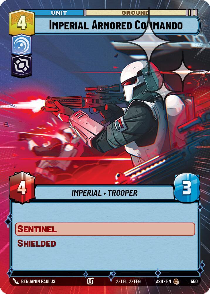 Imperial Armored Commando (Hyperspace Foil) [Ashes of the Empire] 550