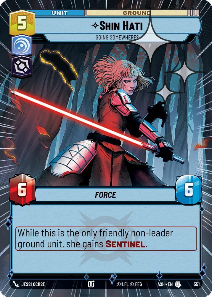Shin Hati - Going Somewhere? (Hyperspace Foil) [Ashes of the Empire] 551
