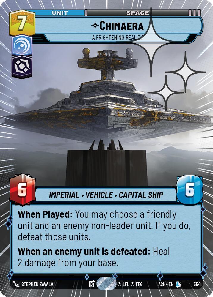 Chimaera - A Frightening Reality (Hyperspace Foil) [Ashes of the Empire] 554