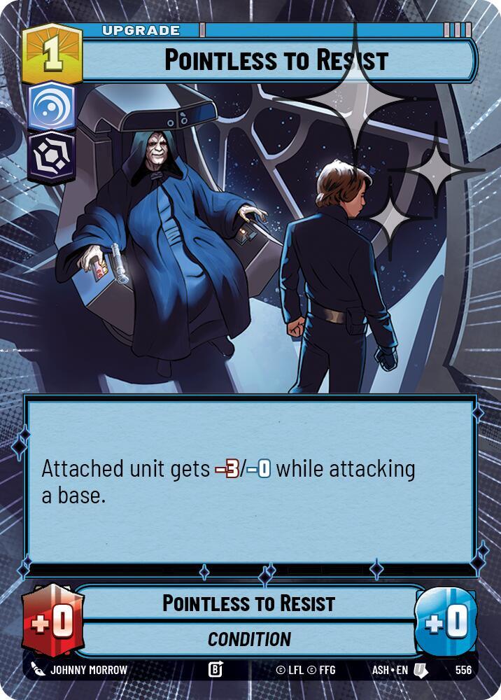 Pointless to Resist (Hyperspace Foil) [Ashes of the Empire] 556