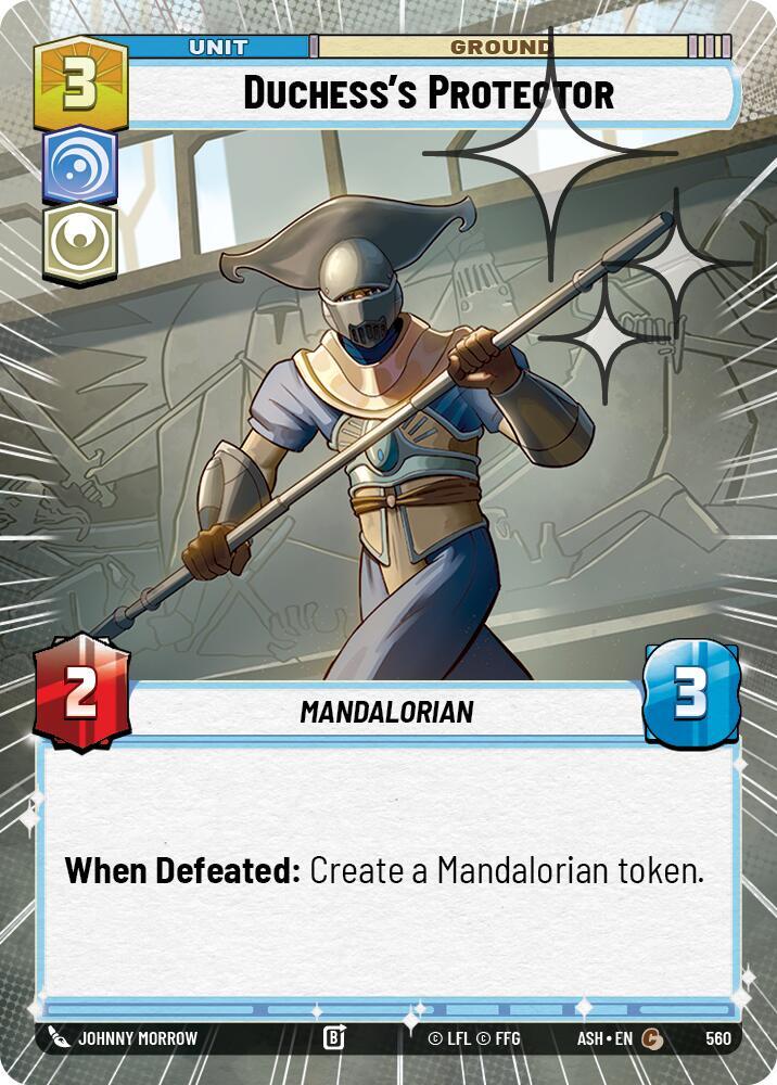 Duchess's Protector (Hyperspace Foil) [Ashes of the Empire] 560