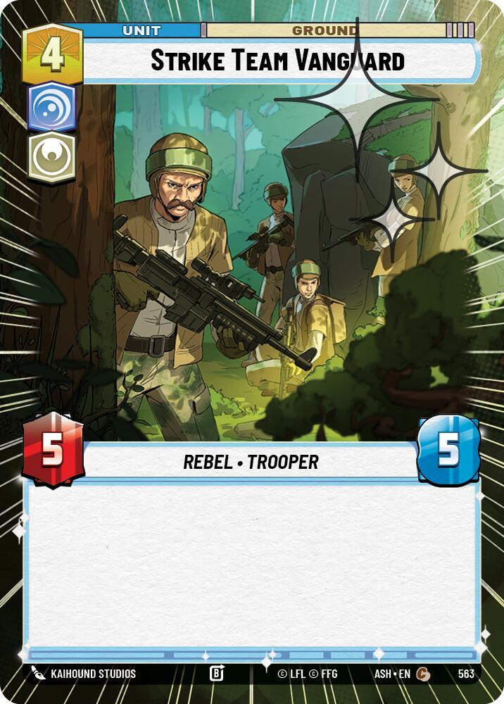 Strike Team Vanguard (Hyperspace Foil) [Ashes of the Empire] 563