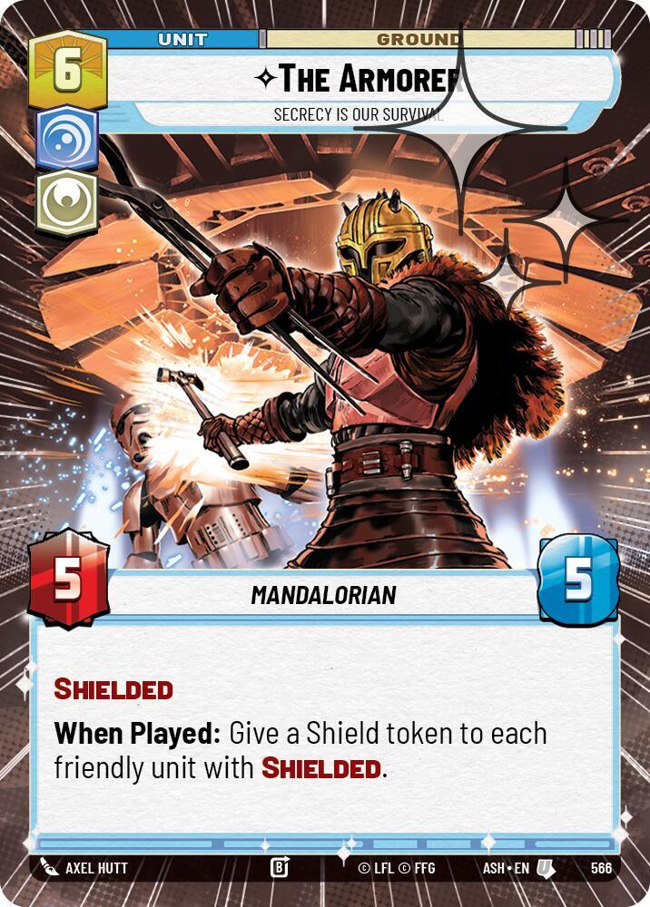 The Armorer - Secrecy is Our Survival (Hyperspace Foil) [Ashes of the Empire] 566