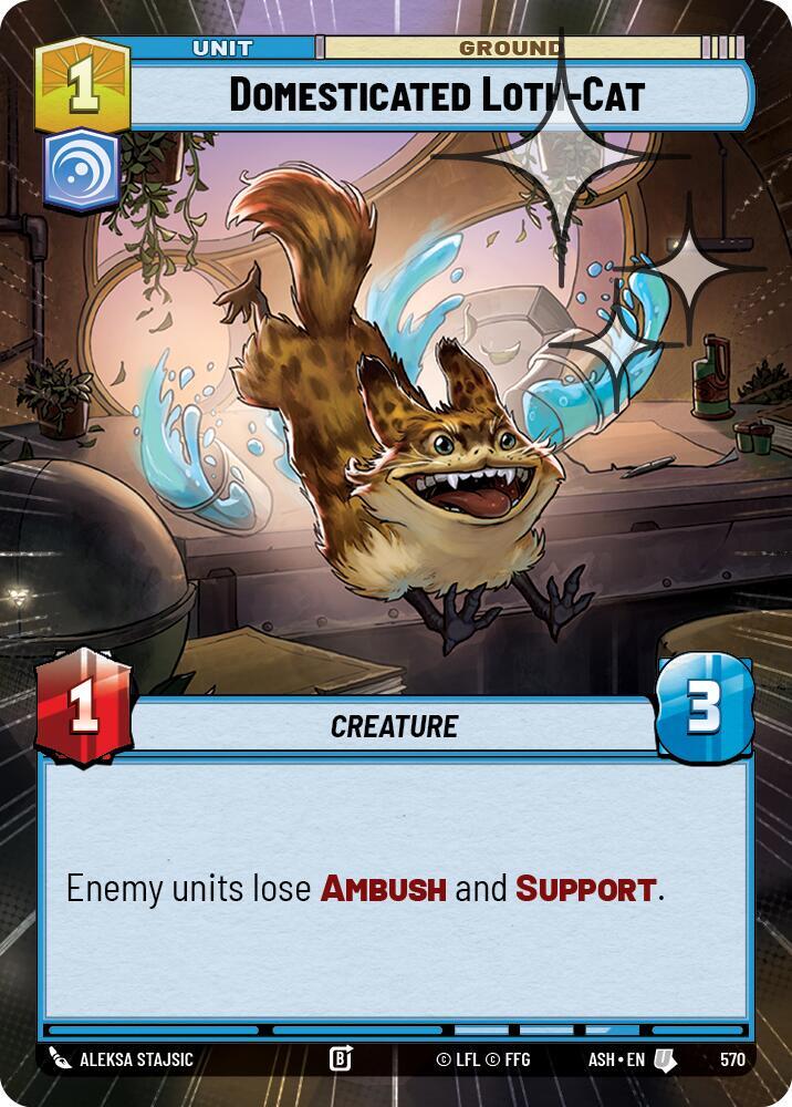 Domesticated Loth-Cat (Hyperspace Foil) [Ashes of the Empire] 570