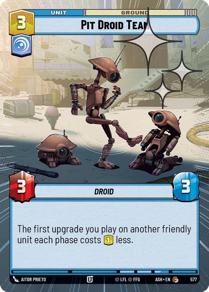 Pit Droid Team (Hyperspace Foil) [Ashes of the Empire] 577