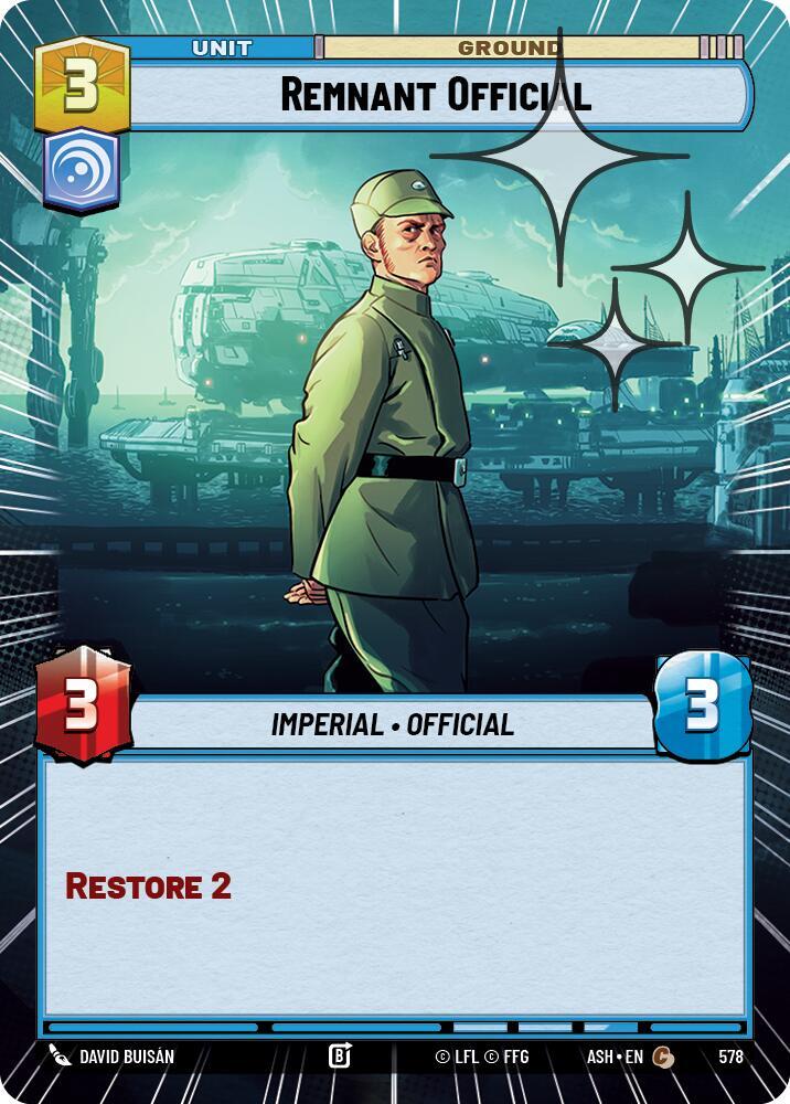 Remnant Official (Hyperspace Foil) [Ashes of the Empire] 578