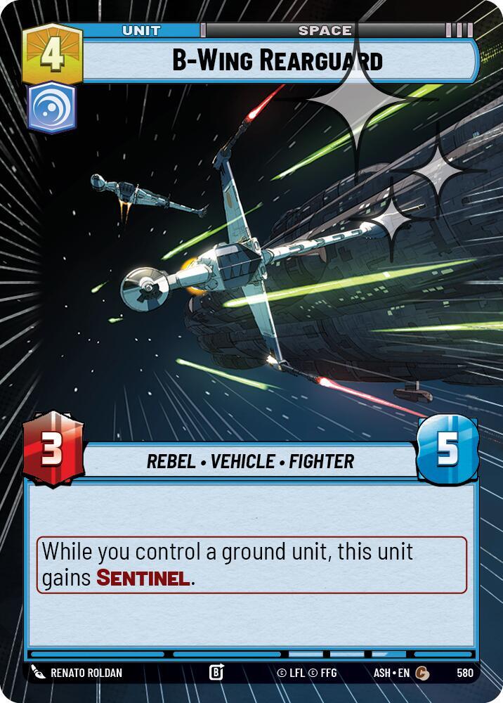 B-Wing Rearguard (Hyperspace Foil) [Ashes of the Empire] 580