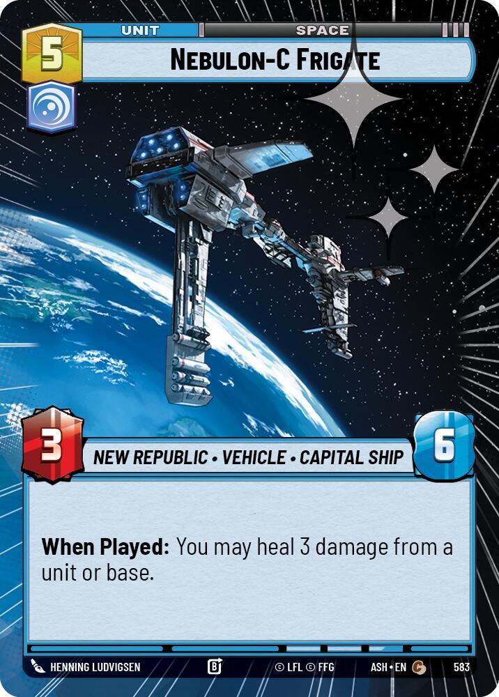 Nebulon-C Frigate (Hyperspace Foil) [Ashes of the Empire] 583