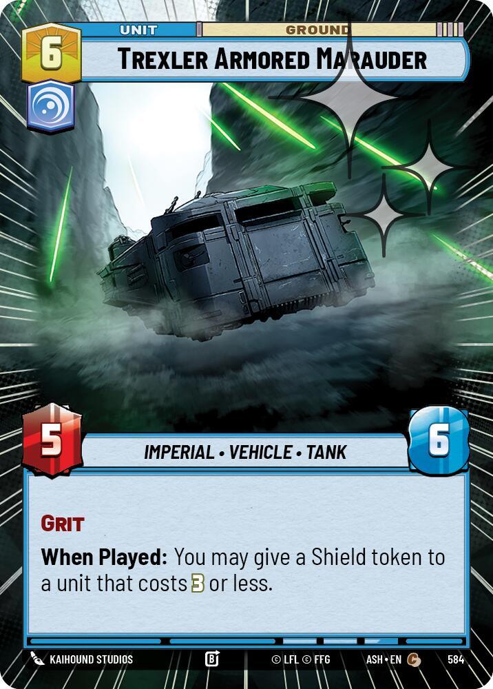 Trexler Armored Marauder (Hyperspace Foil) [Ashes of the Empire] 584