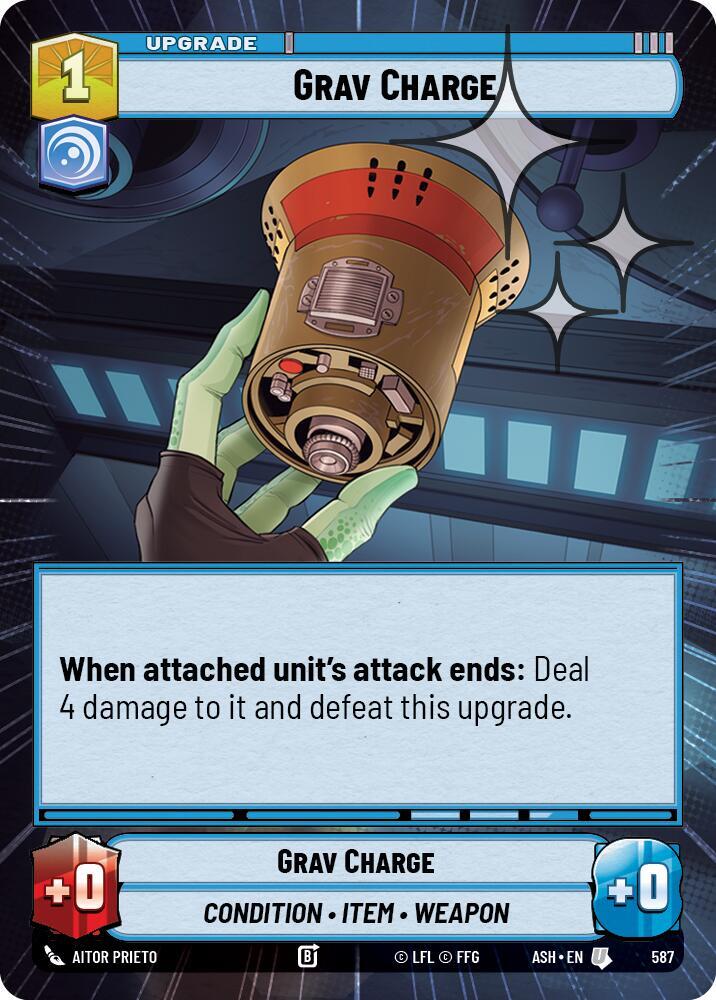 Grav Charge (Hyperspace Foil) [Ashes of the Empire] 587