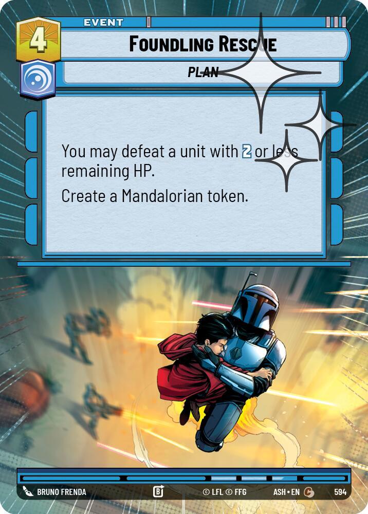Foundling Rescue (Hyperspace Foil) [Ashes of the Empire] 594