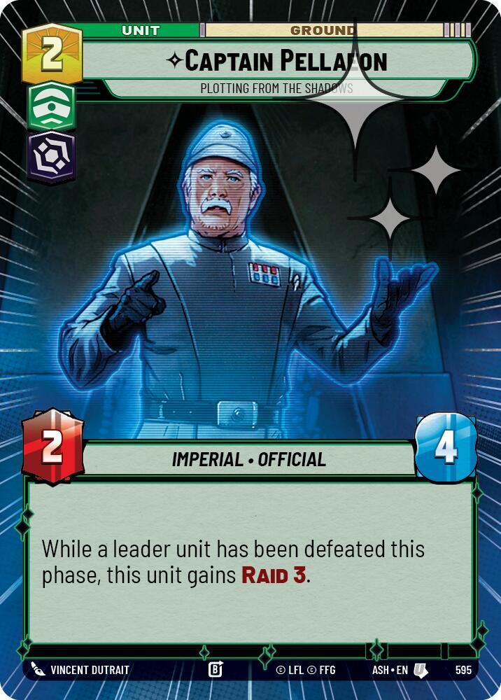 Captain Pellaeon - Plotting from the Shadows (Hyperspace Foil) [Ashes of the Empire] 595