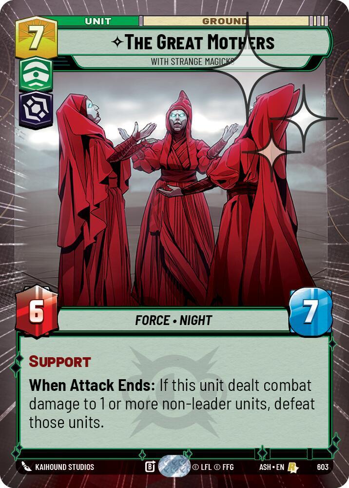 The Great Mothers - With Strange Magicks (Hyperspace Foil) [Ashes of the Empire] 603
