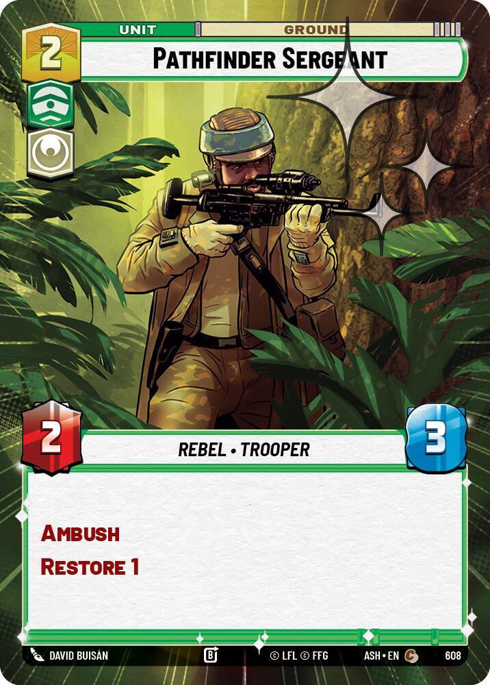 Pathfinder Sergeant (Hyperspace Foil) [Ashes of the Empire] 608