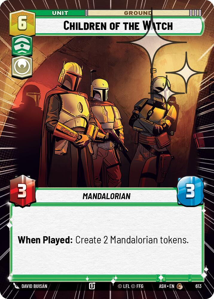 Children of the Watch (Hyperspace Foil) [Ashes of the Empire] 613