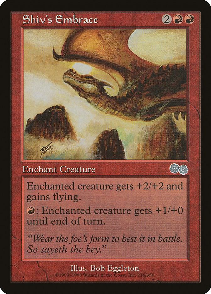 Shiv's Embrace [Urza's Saga] 216