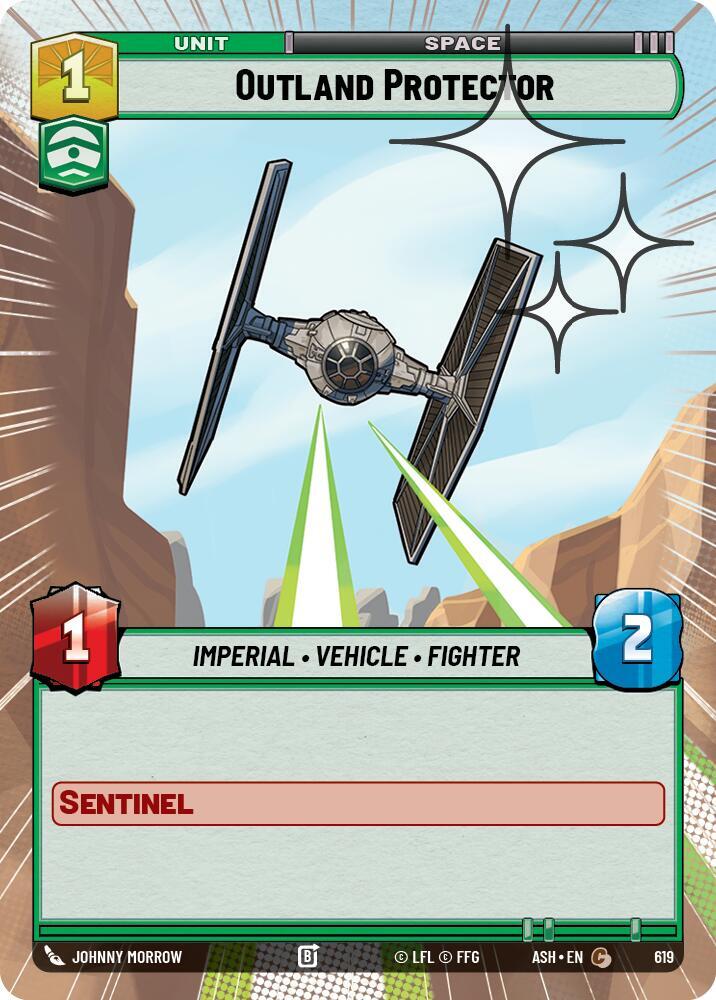 Outland Protector (Hyperspace Foil) [Ashes of the Empire] 619