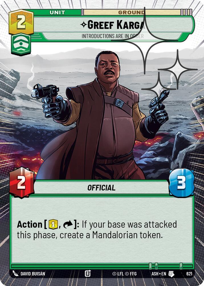 Greef Karga - Introductions are in Order (Hyperspace Foil) [Ashes of the Empire] 621