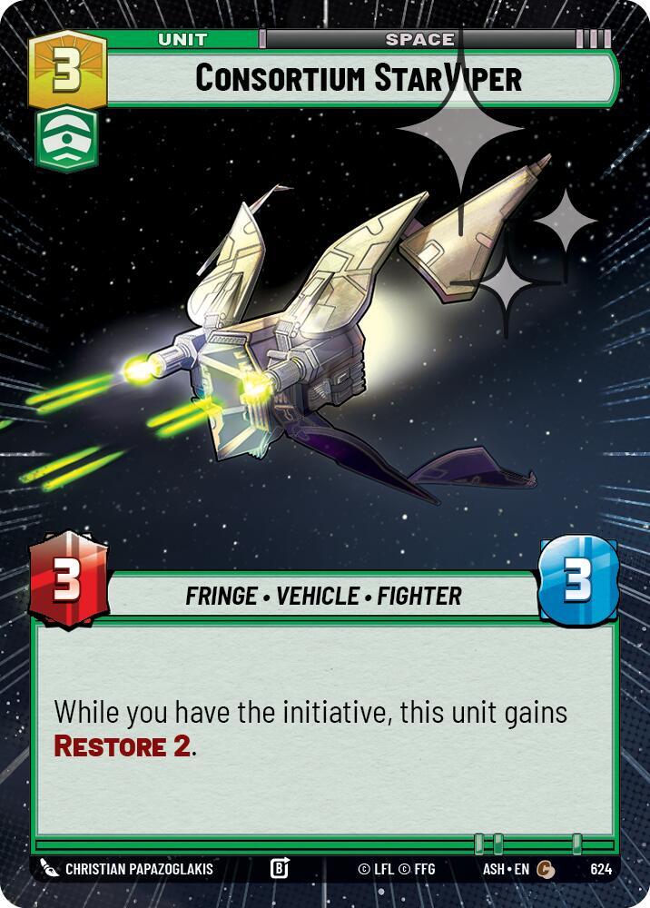 Consortium StarViper (Hyperspace Foil) [Ashes of the Empire] 624