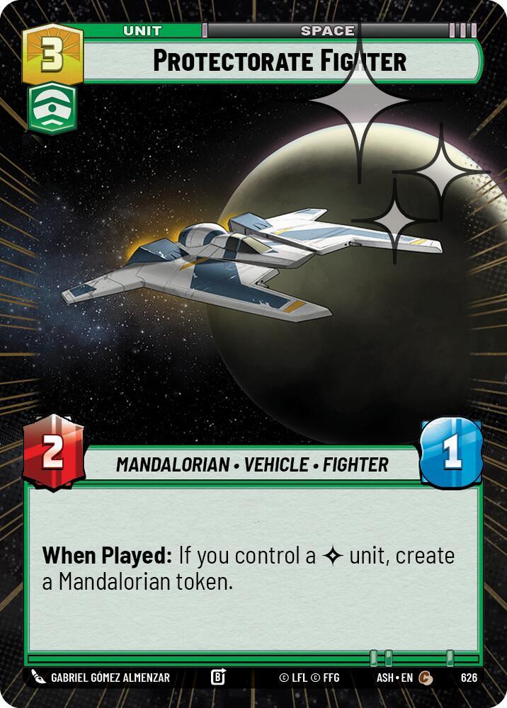 Protectorate Fighter (Hyperspace Foil) [Ashes of the Empire] 626