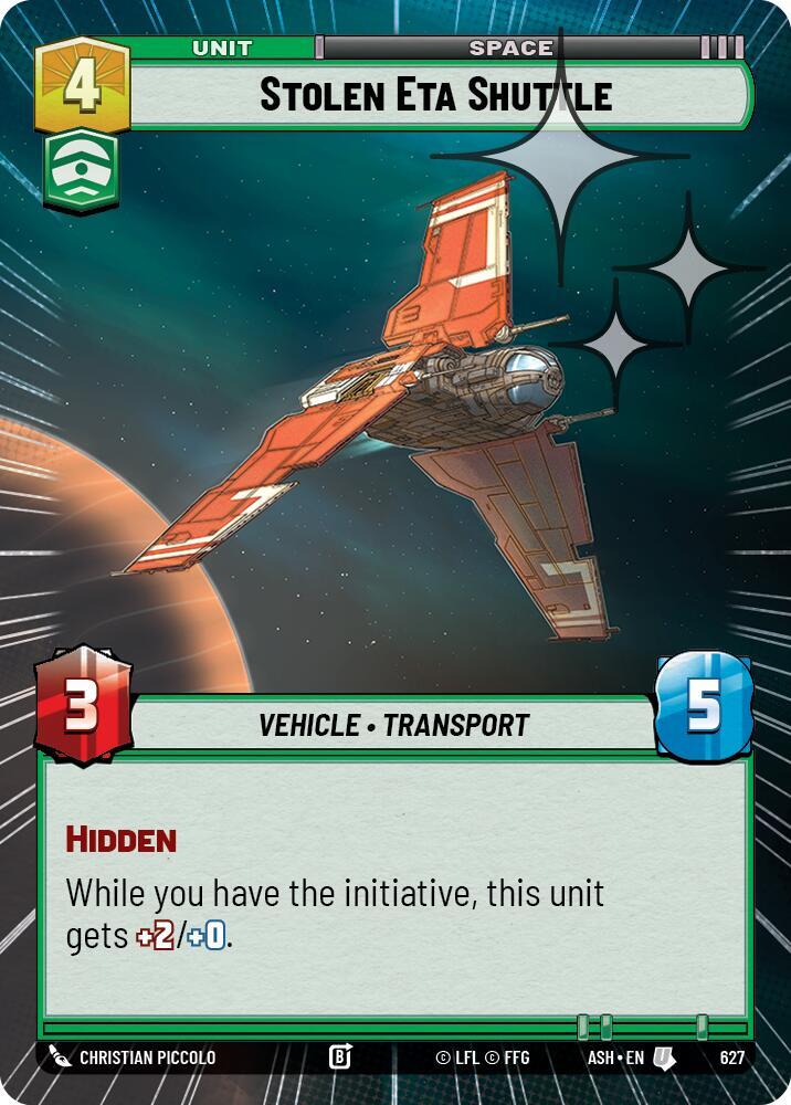 Stolen Eta Shuttle (Hyperspace Foil) [Ashes of the Empire] 627