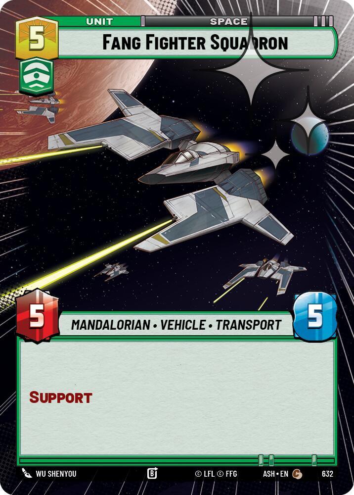 Fang Fighter Squadron (Hyperspace Foil) [Ashes of the Empire] 632