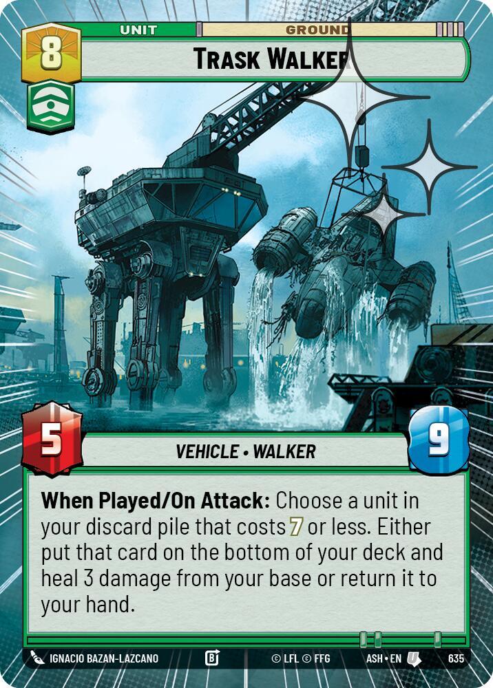 Trask Walker (Hyperspace Foil) [Ashes of the Empire] 635