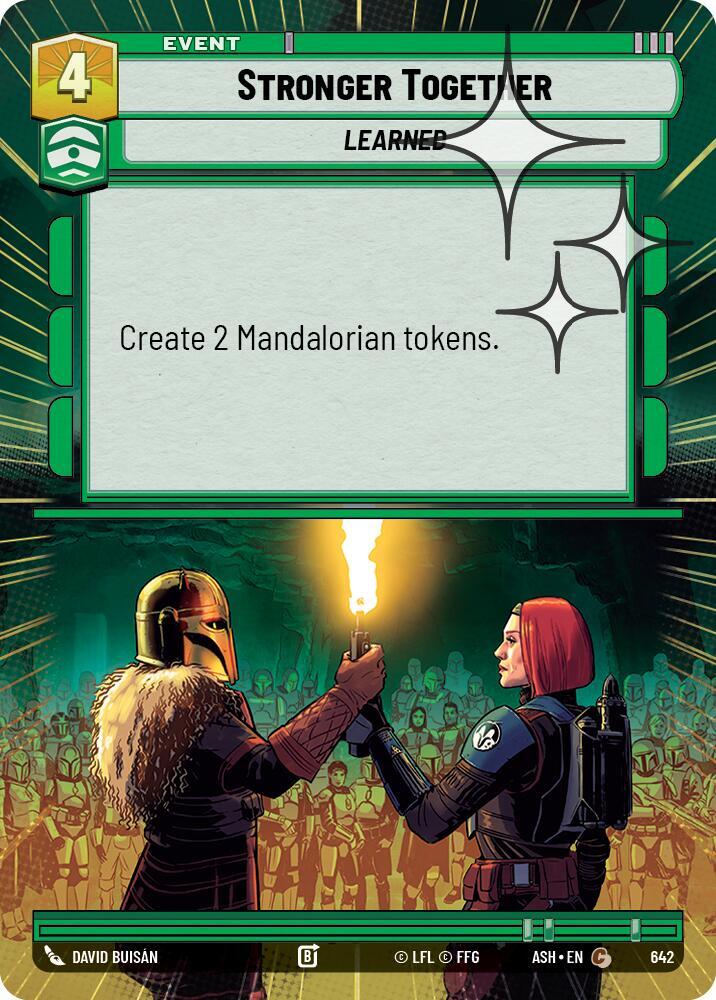 Stronger Together (Hyperspace Foil) [Ashes of the Empire] 642
