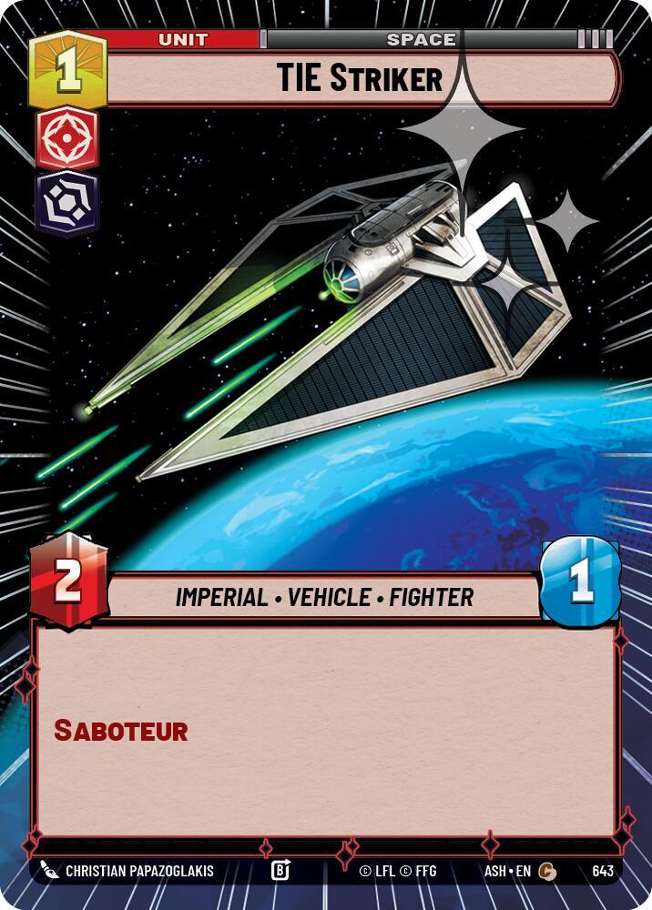 TIE Striker (Hyperspace Foil) [Ashes of the Empire] 643