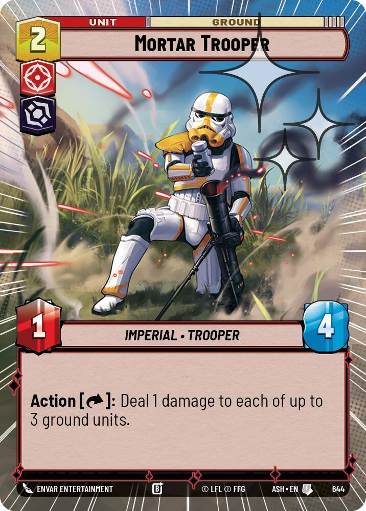 Mortar Trooper (Hyperspace Foil) [Ashes of the Empire] 644