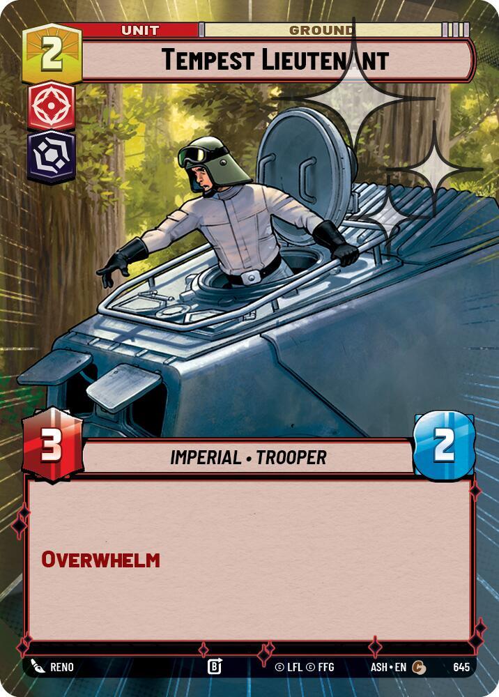 Tempest Lieutenant (Hyperspace Foil) [Ashes of the Empire] 645