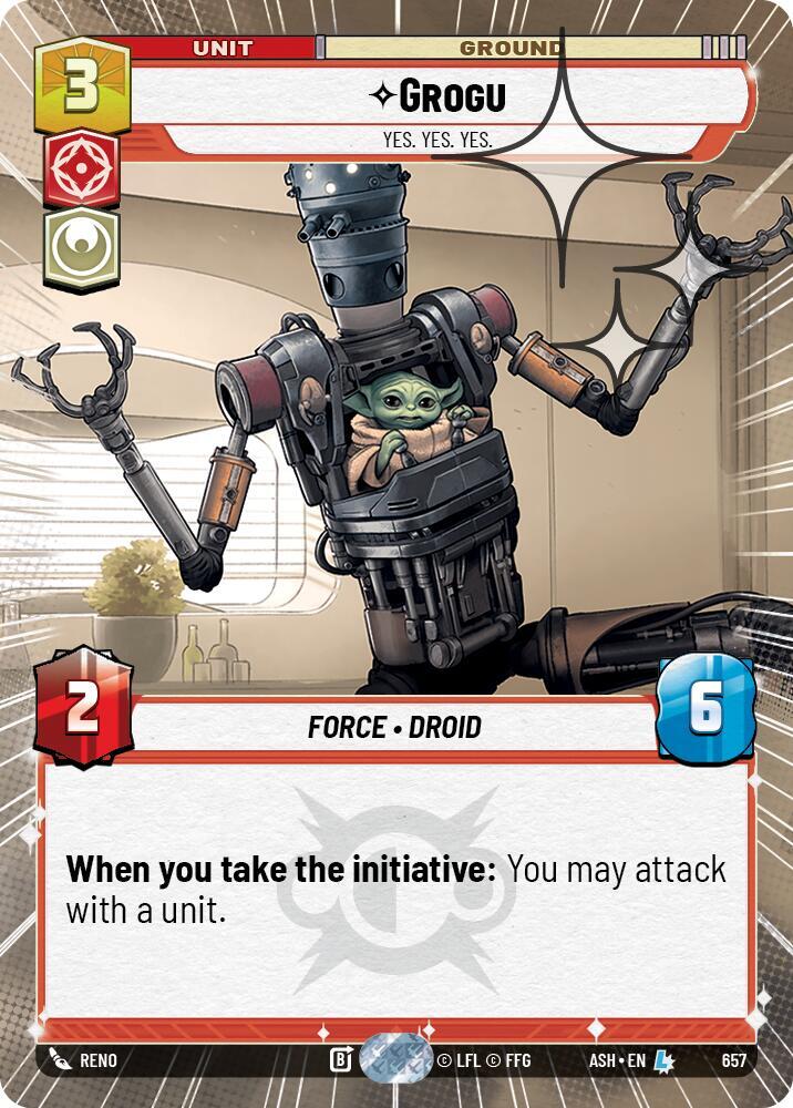 Grogu - Yes. Yes. Yes. (Hyperspace Foil) [Ashes of the Empire] 657