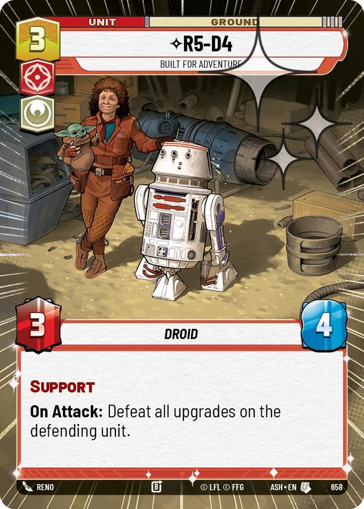R5-D4 - Built for Adventure (Hyperspace Foil) [Ashes of the Empire] 658