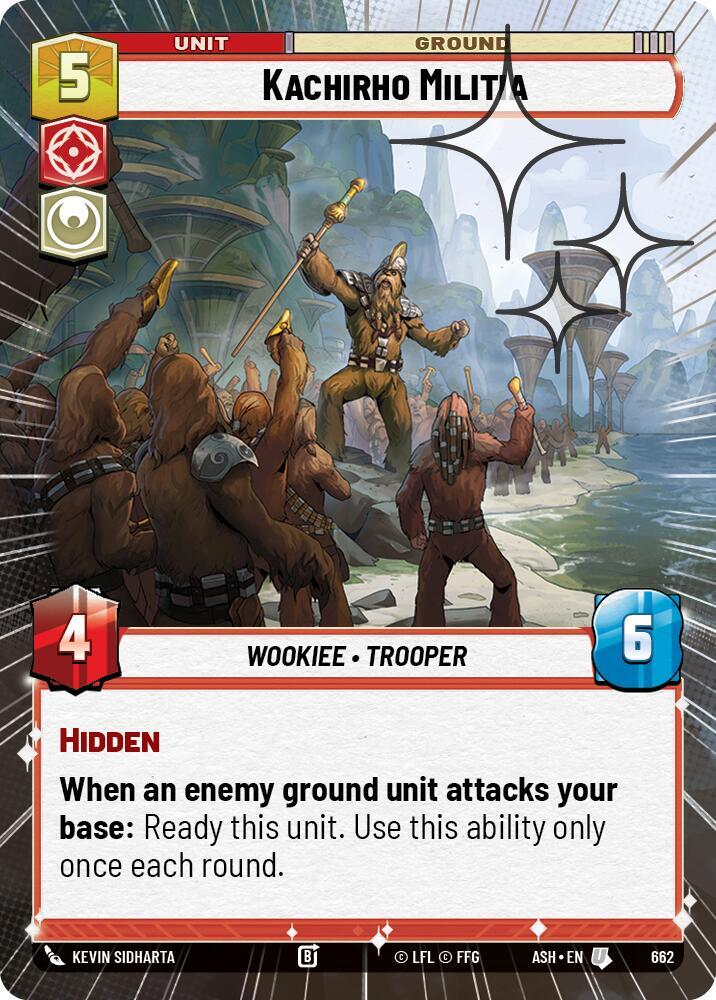 Kachirho Militia (Hyperspace Foil) [Ashes of the Empire] 662