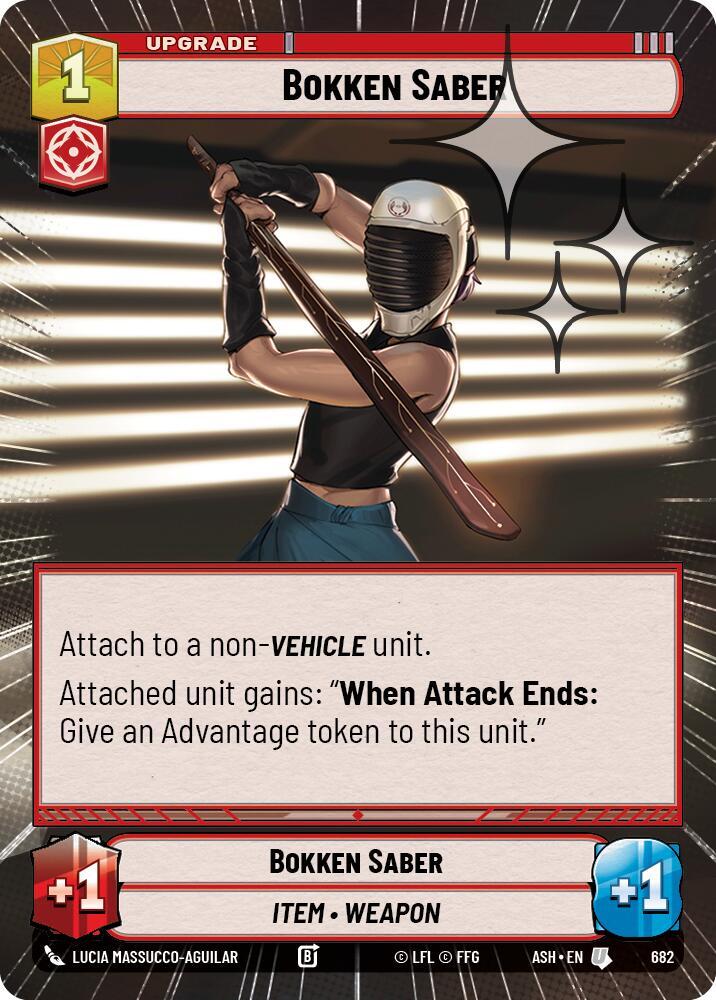 Bokken Saber (Hyperspace Foil) [Ashes of the Empire] 682