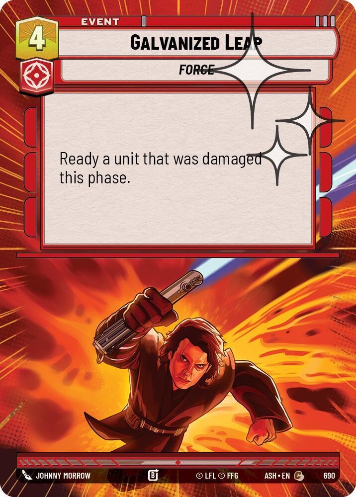 Galvanized Leap (Hyperspace Foil) [Ashes of the Empire] 690