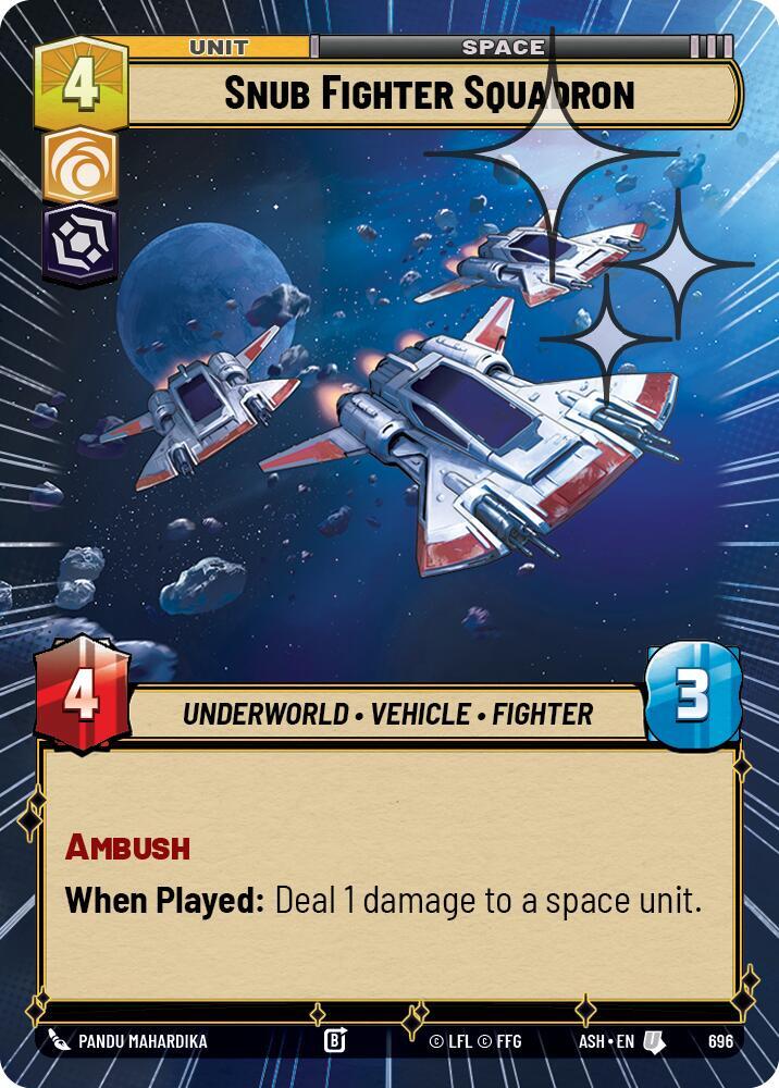 Snub Fighter Squadron (Hyperspace Foil) [Ashes of the Empire] 696