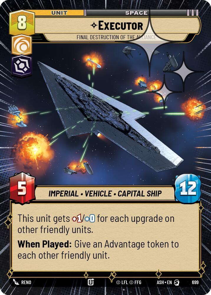 Executor - Final Destruction of the Alliance (Hyperspace Foil) [Ashes of the Empire] 699
